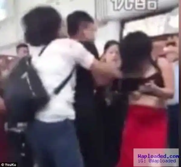 Photos: Angry wife beats, strips husband